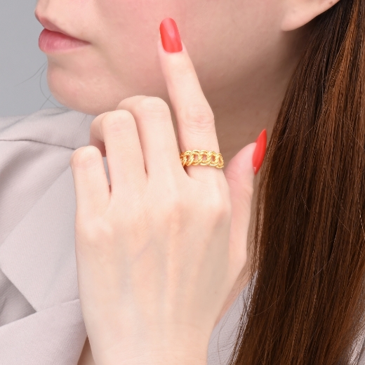 double link ring women