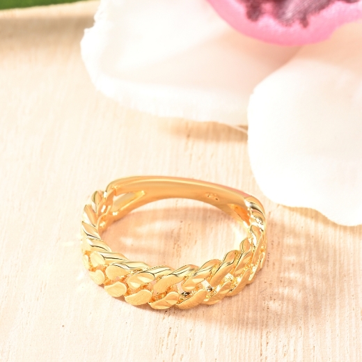 curb link chain ring