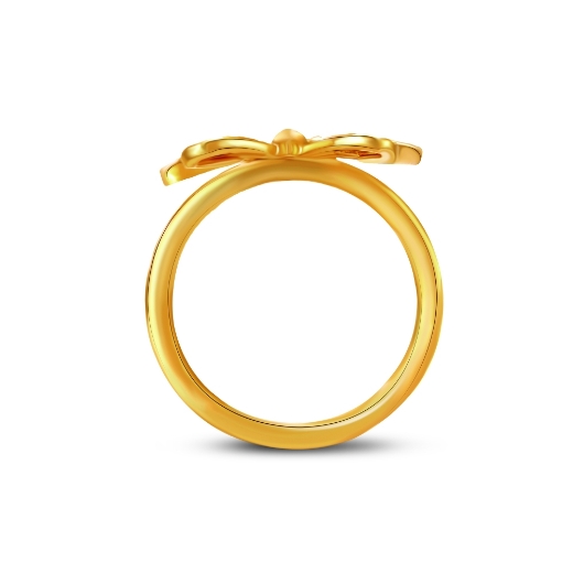 gold plated butterfly ring