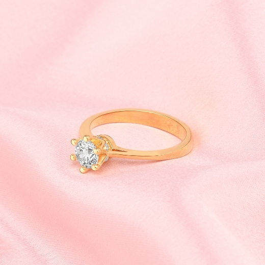 gold plated crown ring