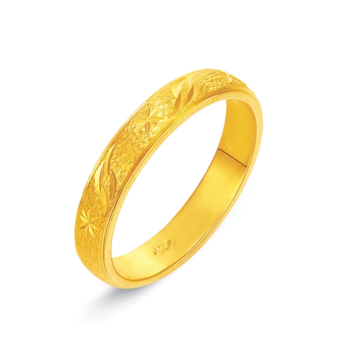 Simple Star Band Gold Plated