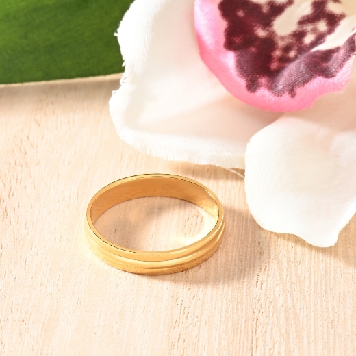 thin gold plated ring