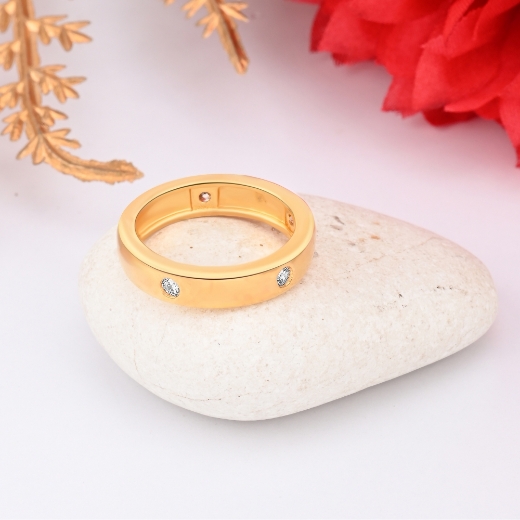 gold plated bezel ring