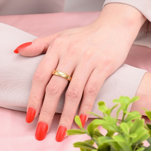 bezel ring for women