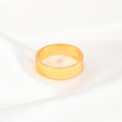 classic gold plated ring