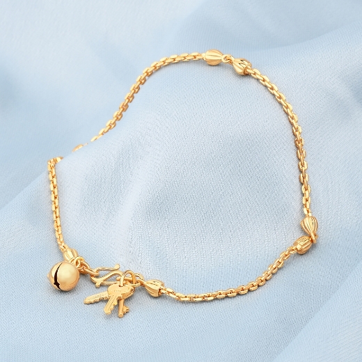 small bead chain anklet