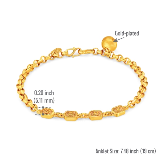 baby anklet measurement