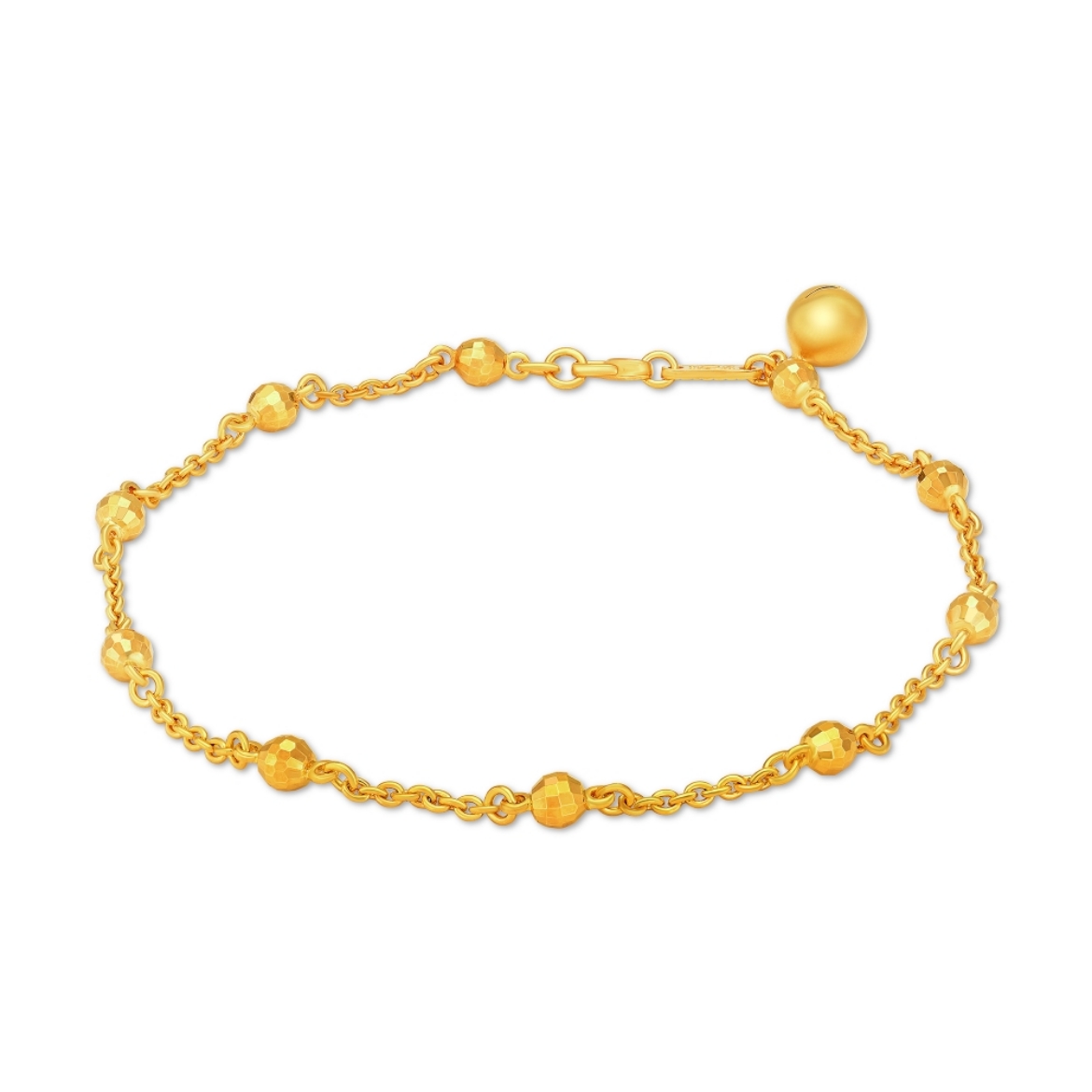 Beaded Cable Chain Anklet
