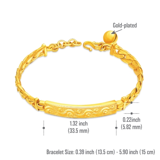 engraved tag bracelet measurement