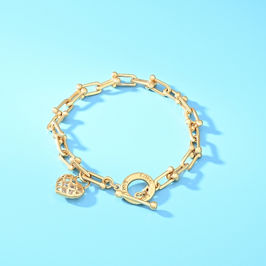 t-bar link bracelet