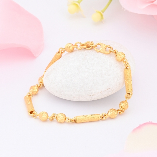 plain bamboo ball bracelet