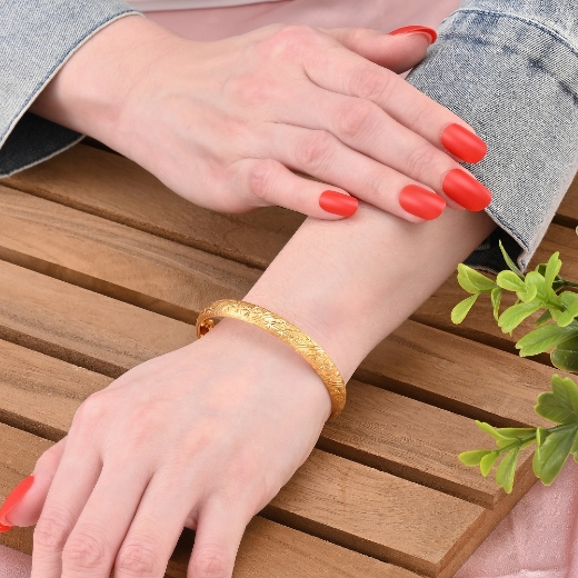 classic floral bangle for teen