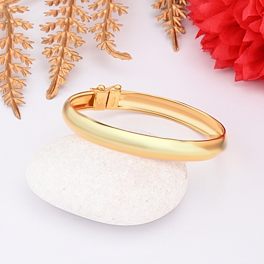 plain gold plated bangle
