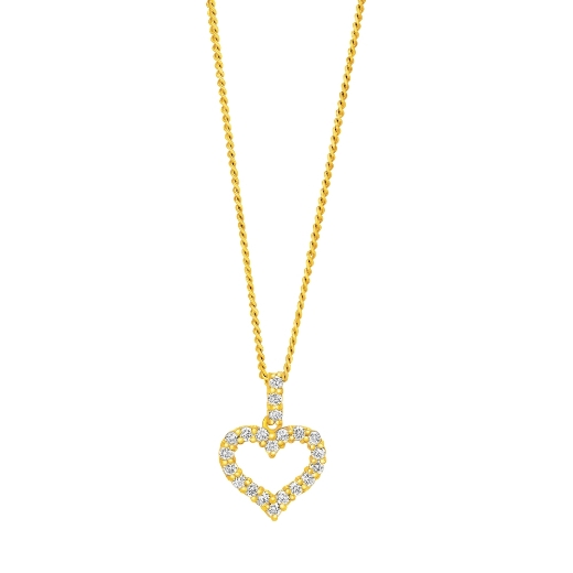 Open Heart Necklace