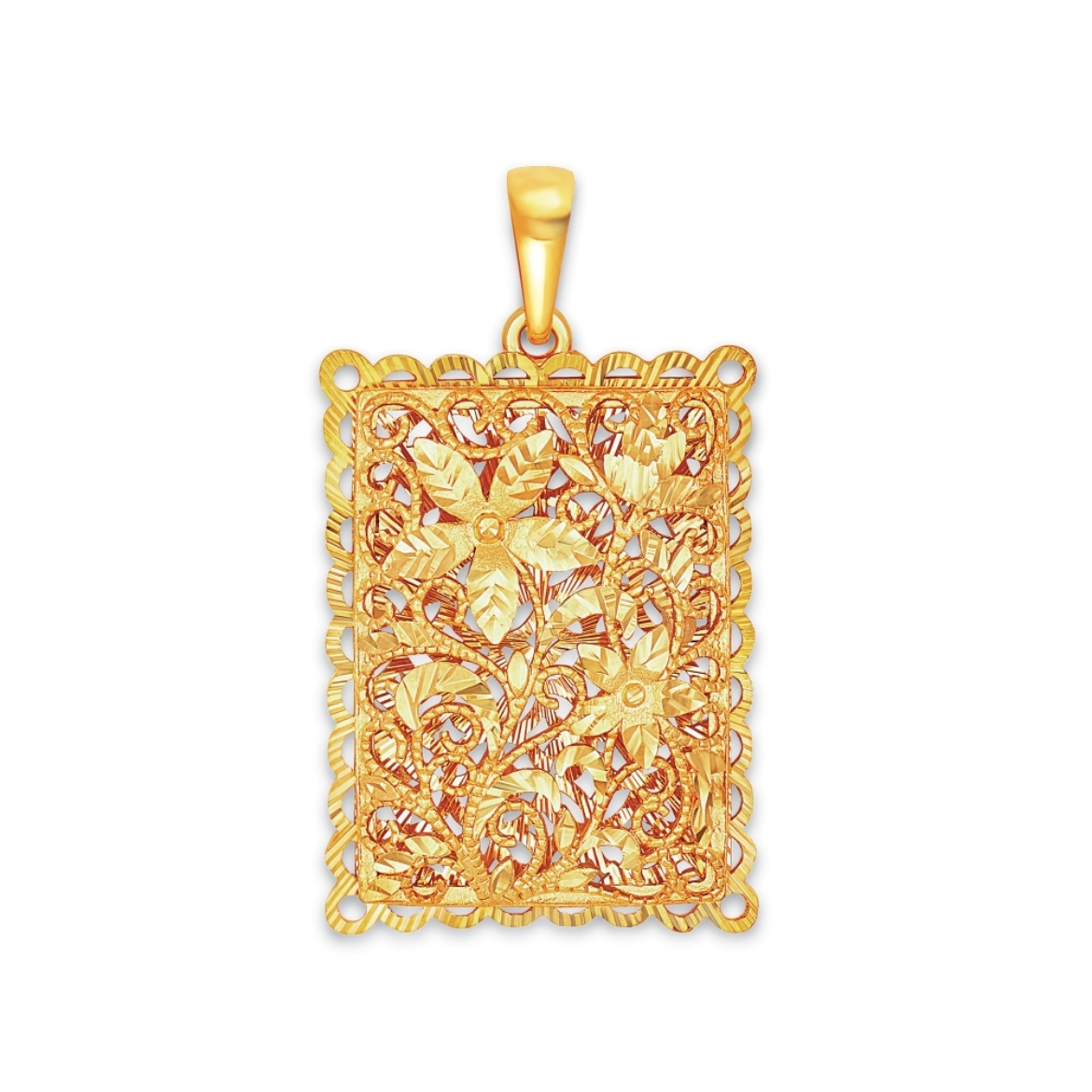 Filigree Flower Pendant