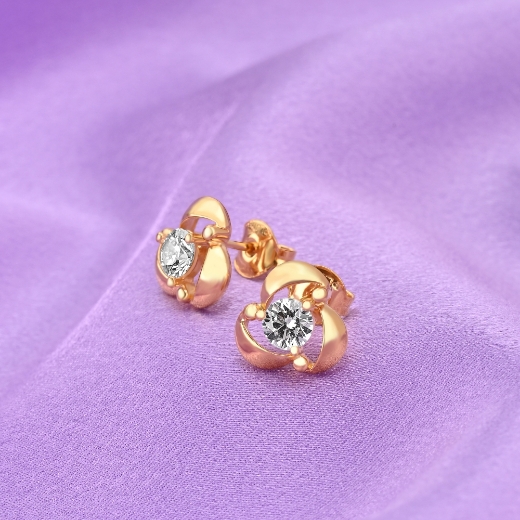 3 petals flower stud