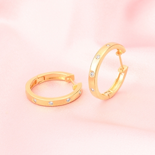 simple cz earrings