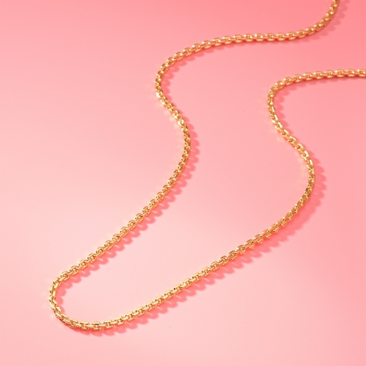 heavy gold plated cable chain