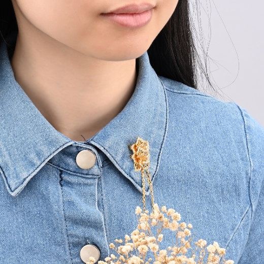 small rose brooch for girls