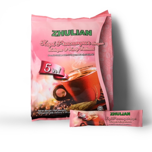 Picture of ZHULIAN Premix Coffee with Collagen & Kacip Fatimah (5 in 1)
