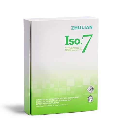 Picture of ISO.7 Botanical Beverage Mix Elderberry with Fruit and Vegetable Extracts - 30 sachets