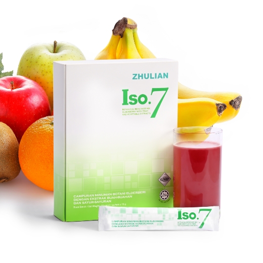 Picture of ISO.7 Botanical Beverage Mix Elderberry with Fruit and Vegetable Extracts - 30 sachets