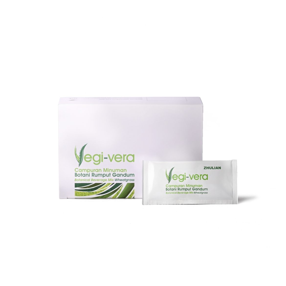 Picture of VEGI-VERA Botanical Beverage Mix Wheatgrass - 15 / 30 sachets