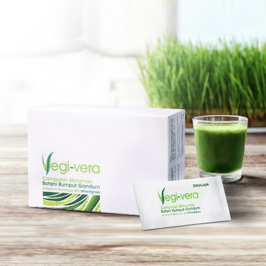 Picture of VEGI-VERA Botanical Beverage Mix Wheatgrass - 15 / 30 sachets