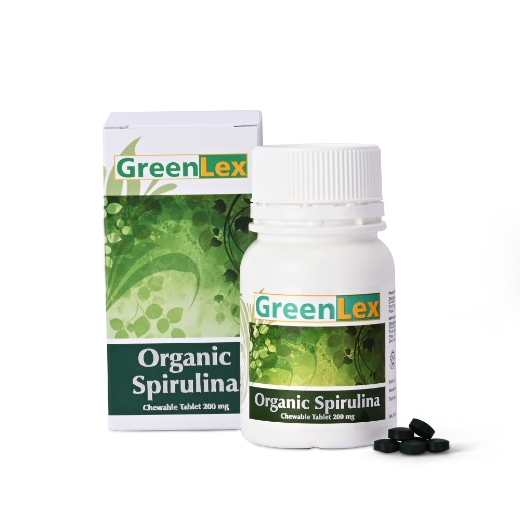 Picture of GreenLex Organic Spirulina - 250 / 1200 Tab