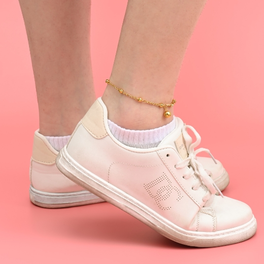bead anklet for women