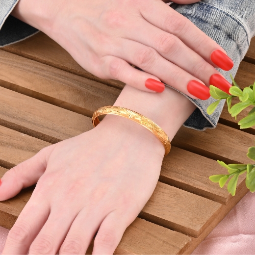 classic floral bangle for teen