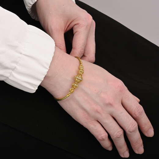 mix bead bangle for women