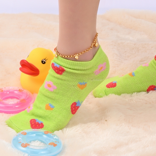 girl heart anklet