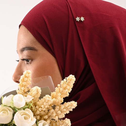 flower scarf pin for her