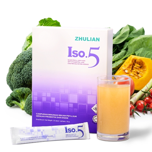 Picture of ISO.5 Mixed Psyllium Husk with Probiotic And Enzyme Blend Beverage