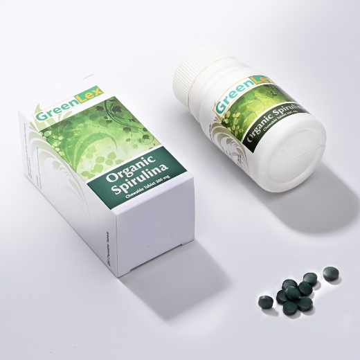 Picture of GreenLex Organic Spirulina - 250 / 1200 Tab