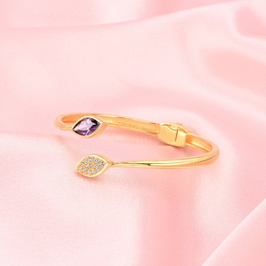 Leaf Bypass Bangle