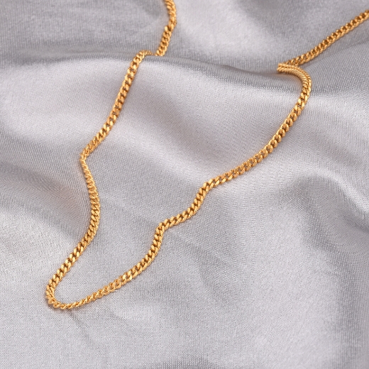 Adjustable Curb Chain Necklace