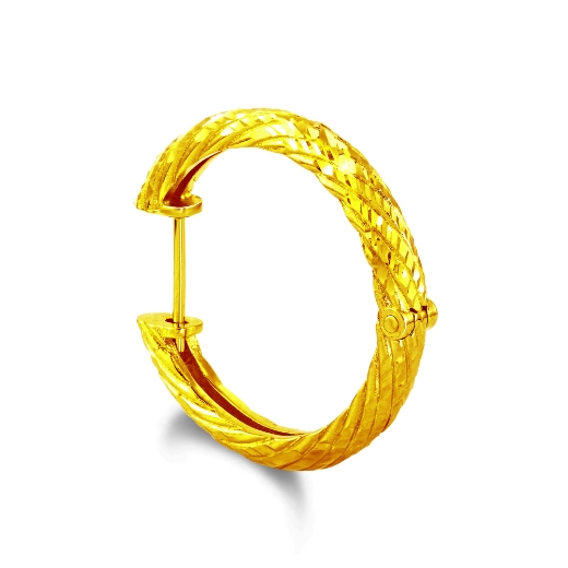 Spiral Textured Earrings