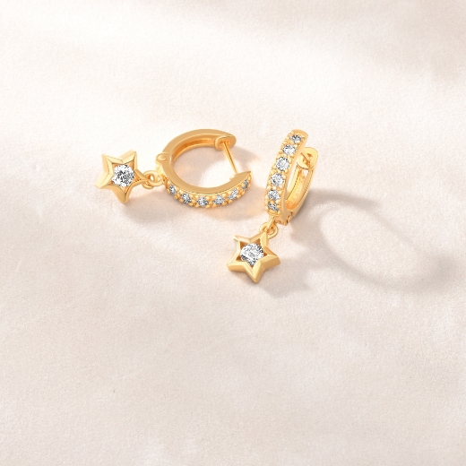 Star Dangle Earrings
