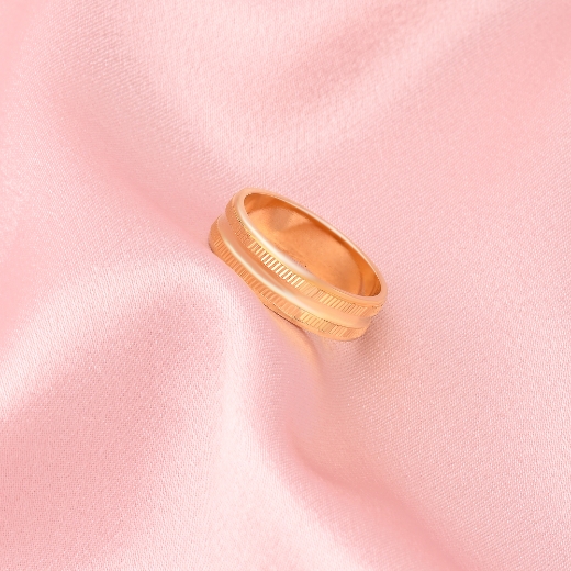 Double Layer Ring Gold Plated