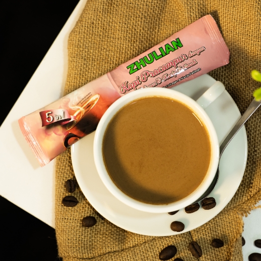 Picture of ZHULIAN Premix Coffee with Collagen & Kacip Fatimah (5 in 1) - 20 sticks