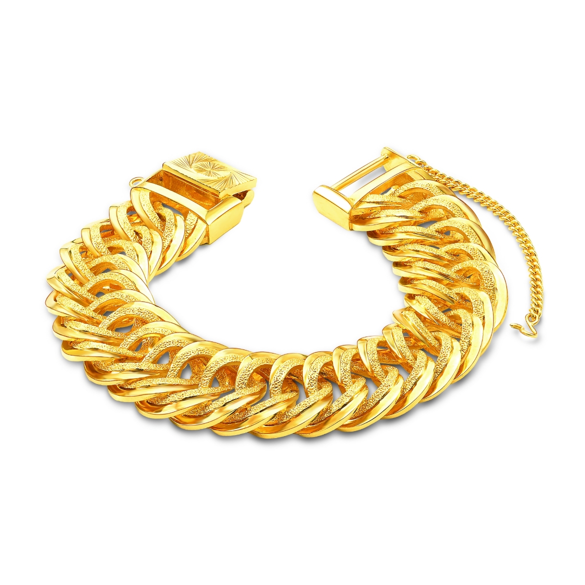 Bold Double Link Chain Bracelet