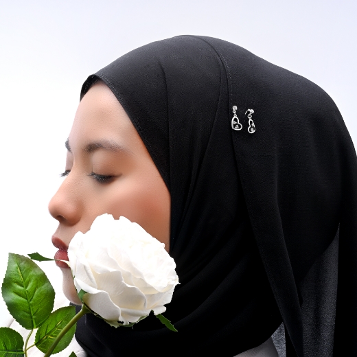 love hijab pin for women