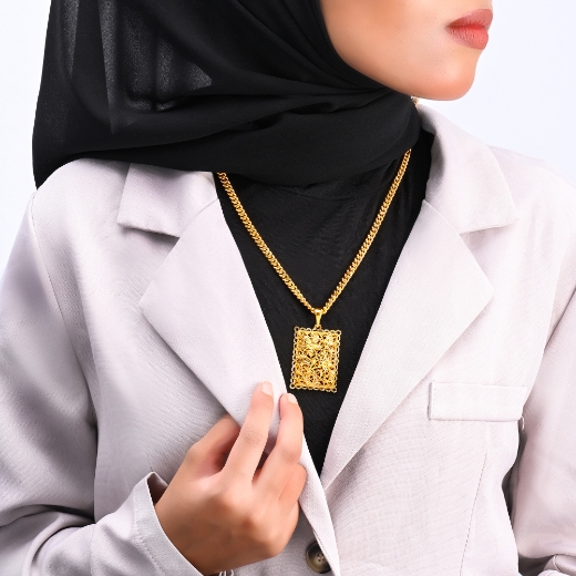 Filigree Flower Pendant for women