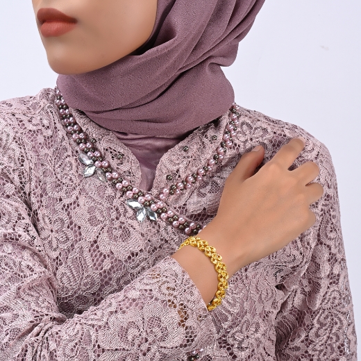 heart link bracelet for women