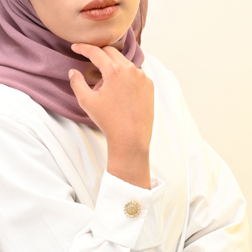 Mini Sunflower Brooch for women