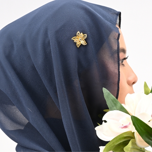 Mini Azalea Flower Brooch for women