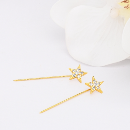 star scarf pin