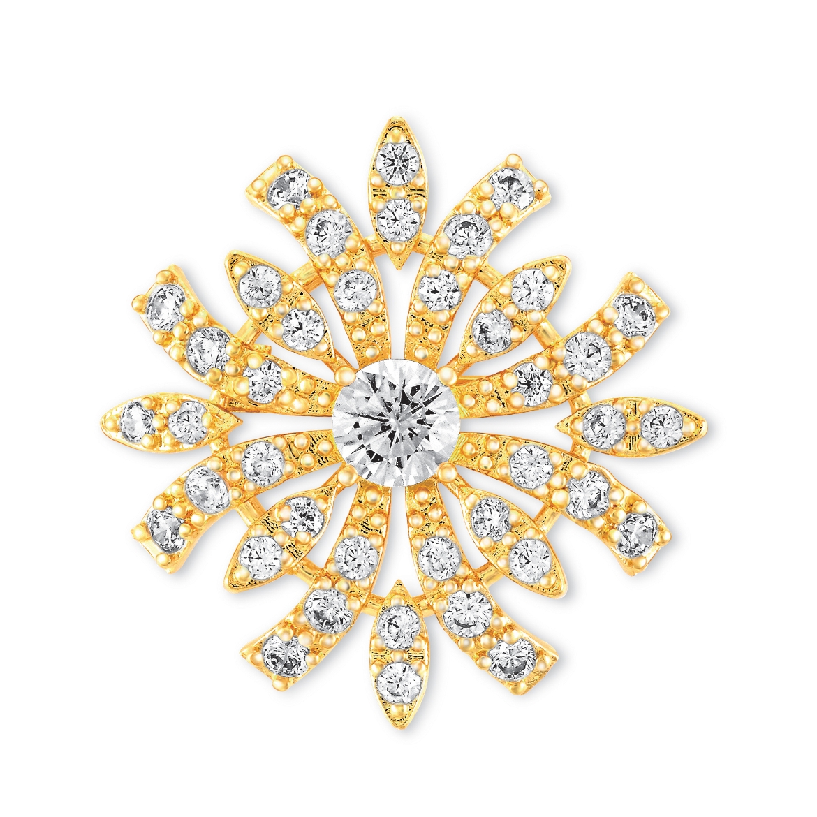 Petite Sunshine Brooch gold